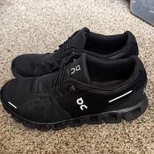 On Running Jet Black Sneakers